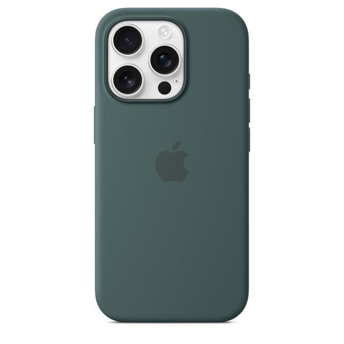 APPLE iPhone 16 Pro - Funda de Silicona con MagSafe - Verde Lago 2