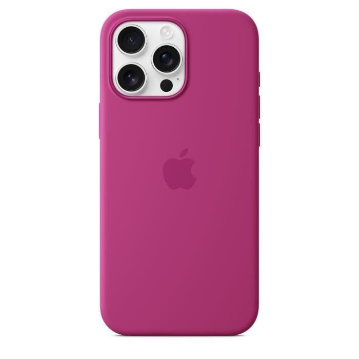 APPLE iPhone 16 Pro Max - Funda de Silicona con MagSafe - Fucsia 2