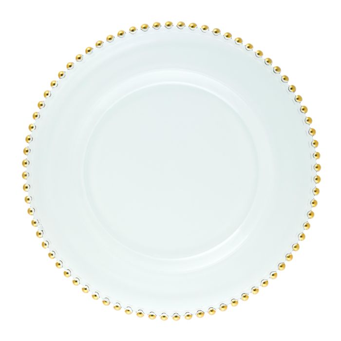 Plato Cristal Oro Le coq diámetro 15,5 cm (6 Unidades)