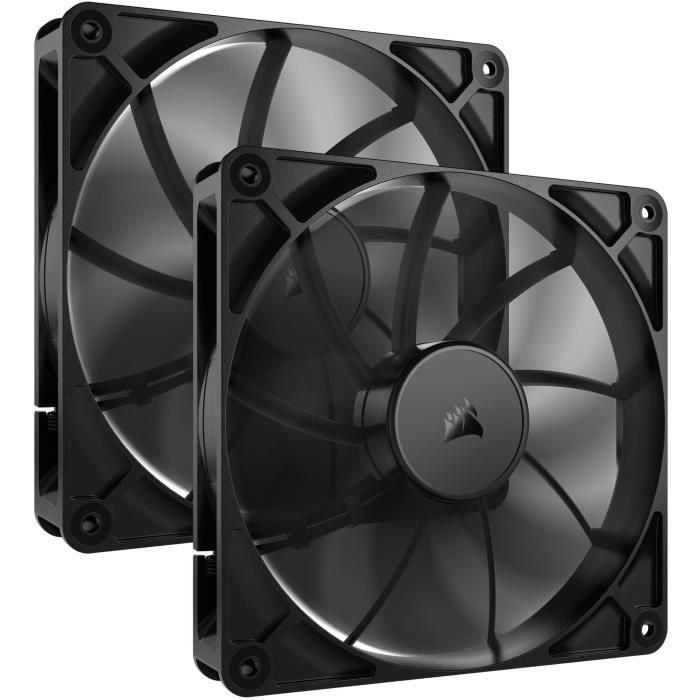 Corsair RS140 Carcasa del ordenador Ventilador 14 cm Negro 2 pieza(s)