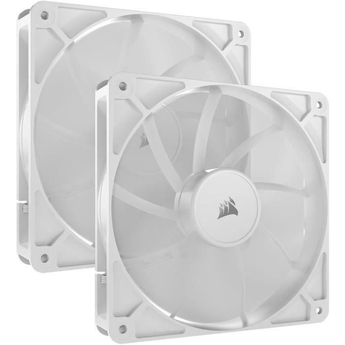 Corsair RS140 Carcasa del ordenador Ventilador 14 cm Blanco 2 pieza(s)