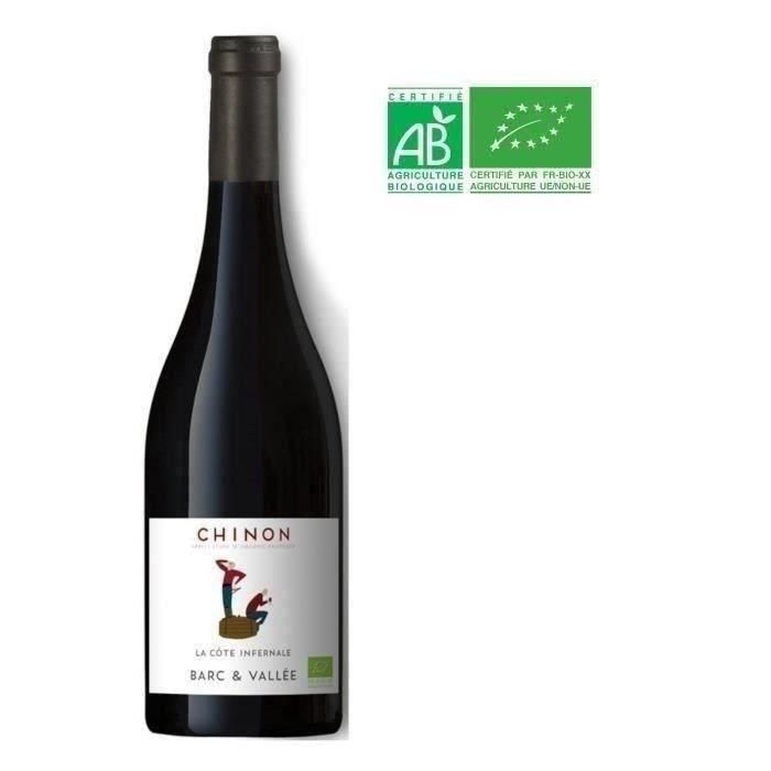 La côte infernale 2018 Chinon - vino tinto orgánico del Loira