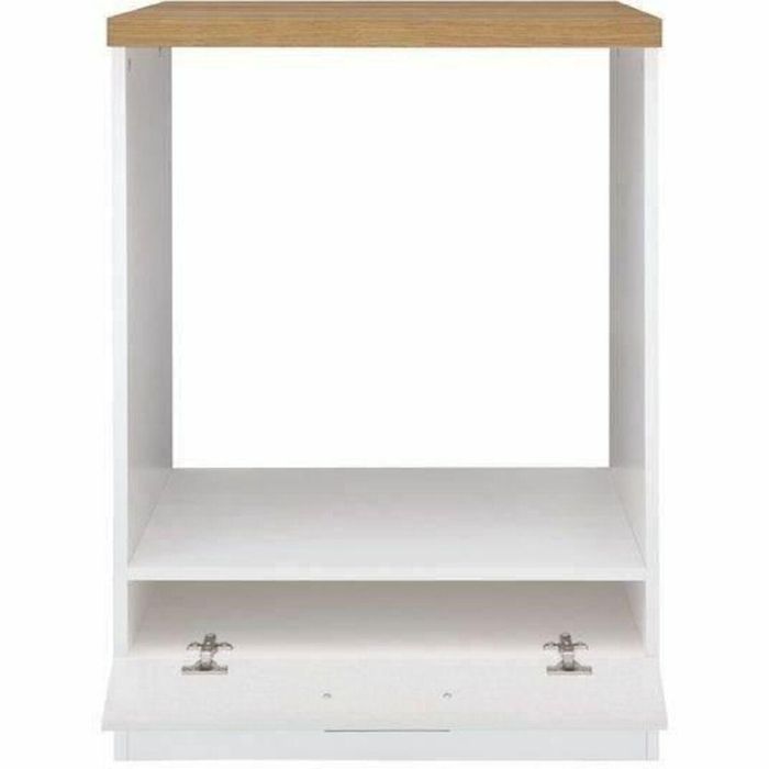 Junona Low Muebles Four 60 cm - Plan de trabajo - Blanco brillante 2