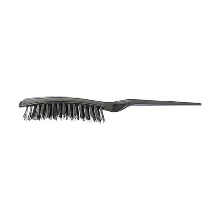 EUROSTIL Cepillo Crepar curvo de púas de nylon negro para mujer EUROSTIL Cepillo Crepar curvo de púas de nylon negro para mujer