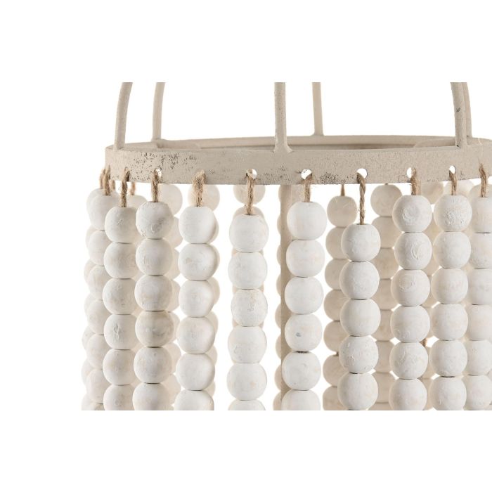 DKD Home Decor Lámpara Sobremesa Blanco Beige 4 Unidades 19 x 61 x 19 cm 2