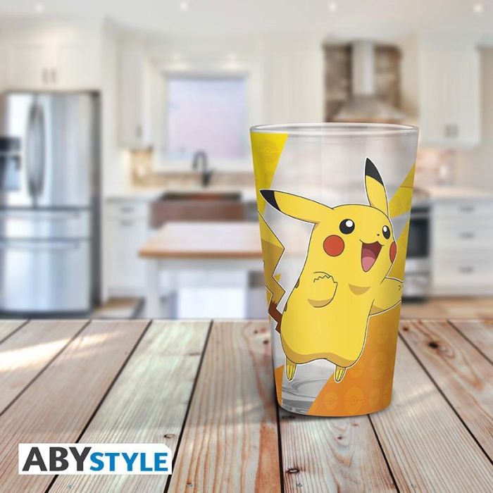 Vaso Abystyle Pokemon Pikachu Foil 400 mL 4 Vaso Abystyle Pokemon Pikachu Foil 400 mL 4