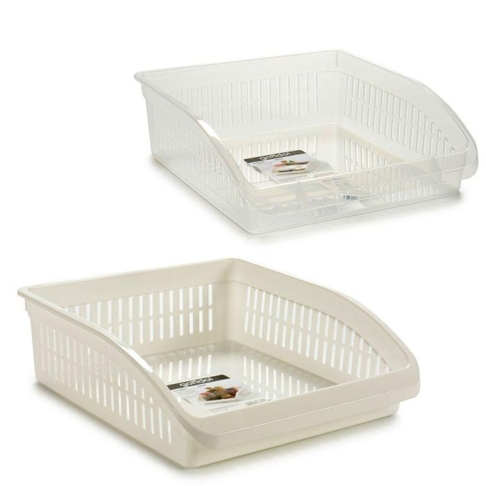 Organizador Multiusos Blanco Transparente Polipropileno 26 x 8,5 x 29 cm (24 Unidades) 1 Organizador Multiusos Blanco Transparente Polipropileno 26 x 8,5 x 29 cm (24 Unidades) 1