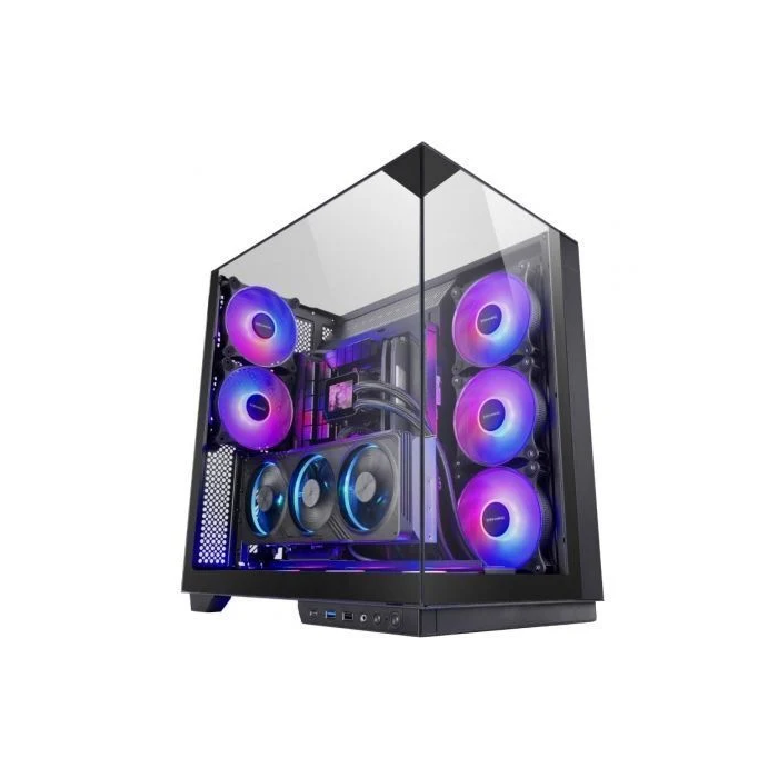 Mars Gaming MC3 Caja ATX Semitorre Gaming, Triple Cristal Templado, 3 Ventiladores FRGB Incluidos, Micro-ATX/Mini-ITX, Negra, Gestión de Cables Mars Gaming MC3 Caja ATX Semitorre Gaming, Triple Cristal Templado, 3 Ventiladores FRGB Incluidos, Micro-ATX/Mini-ITX, Negra, Gestión de Cables