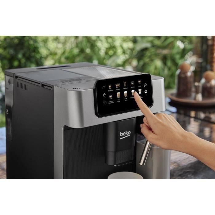 Cafetera con molinillo - BEKO - CEG7304X - 1350 W - 19 bares - Pantalla táctil a color 3 Cafetera con molinillo - BEKO - CEG7304X - 1350 W - 19 bares - Pantalla táctil a color 3