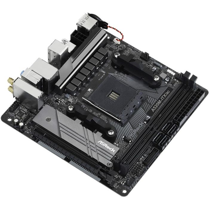 ASRock A520M-ITX/AC (AM4) Placa Base DDR4 Micro ATX para AMD Ryzen 2000 y 3000 Series 2 ASRock A520M-ITX/AC (AM4) Placa Base DDR4 Micro ATX para AMD Ryzen 2000 y 3000 Series 2