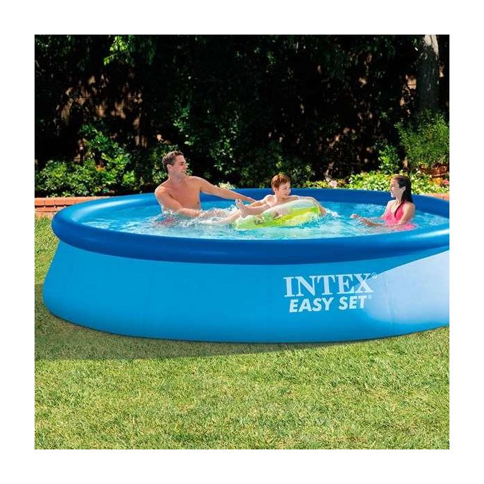Intex Piscina Hinchable Redonda Easy Set con Depuradora de Cartucho 366x76cm (5621 Litros) +6 Años 4