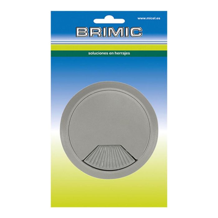 Blister tapon pasacables tpc01 ø60x22mm gris 90232 micel 1