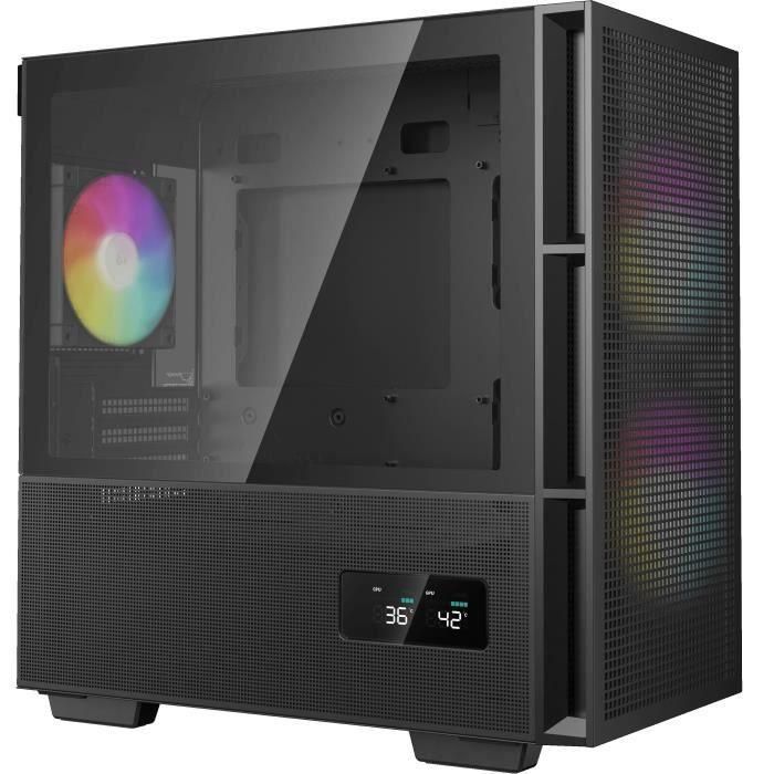 Deepcool DEE1717288581174 - Caja PC Minitorre CH360 Digital, Formato Micro-ATX, Sin Fuente de Alimentación, Negra 1 Deepcool DEE1717288581174 - Caja PC Minitorre CH360 Digital, Formato Micro-ATX, Sin Fuente de Alimentación, Negra 1