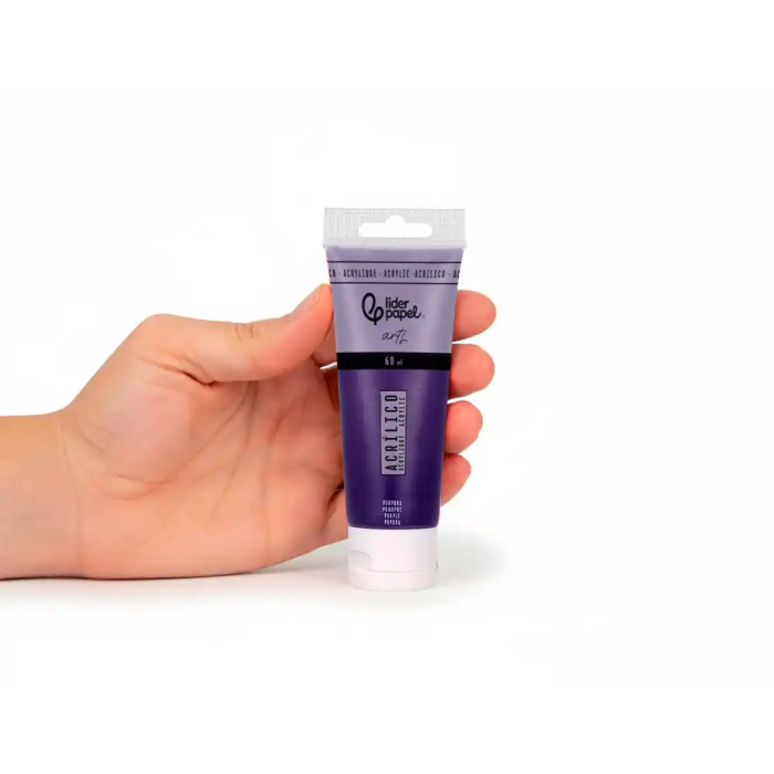 Liderpapel Pintura acrílica 60 ml color Púrpura 4