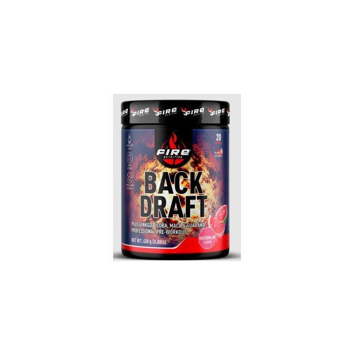 Back-Draft Preworkout Pre-Entreno Sandia 400Gr.