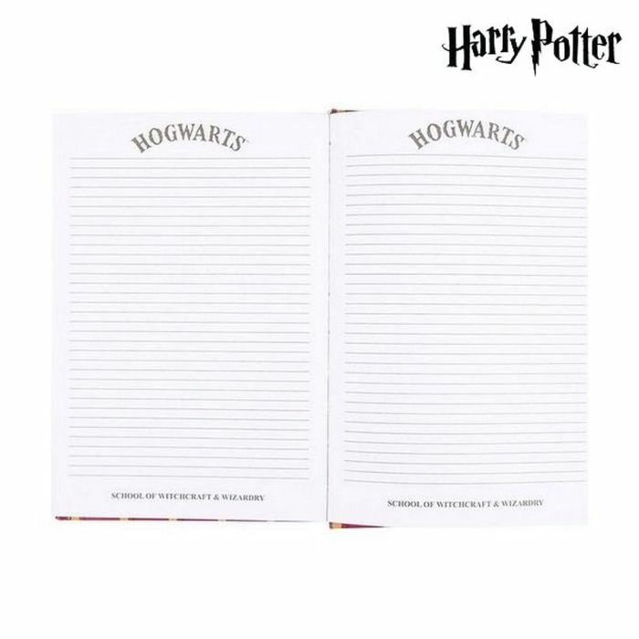 Cuaderno de Notas + Bolígrafo Gryffindor Harry Potter Harry Potter Rojo 4