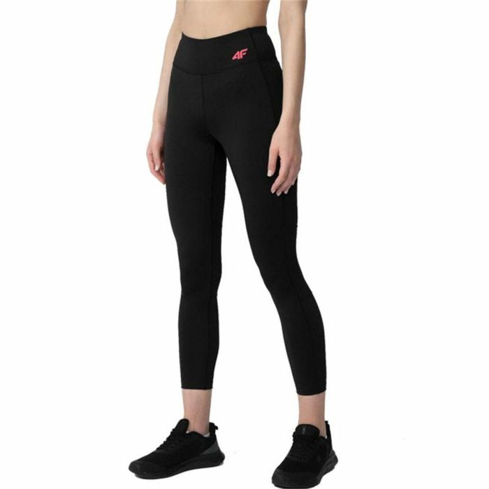 Pantalón Largo Deportivo 4F Quick-Drying Negro Mujer 3