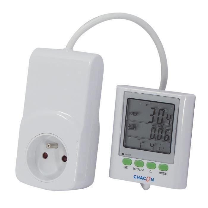 Medidor de consumo CHACON con pantalla remota EcoWatt 650 Medidor de consumo CHACON con pantalla remota EcoWatt 650