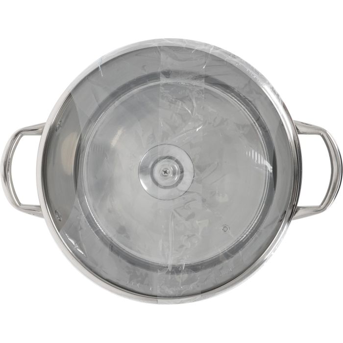 Cacerola Hermes 28 cm (10L) Acero Inoxidable con Tapa - Inde (4 Unidades) 2 Cacerola Hermes 28 cm (10L) Acero Inoxidable con Tapa - Inde (4 Unidades) 2