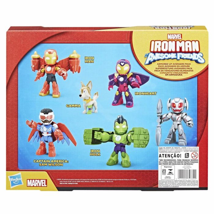 Figura acción iron man and his awesome friends, pack vengadores blindados 2 Figura acción iron man and his awesome friends, pack vengadores blindados 2