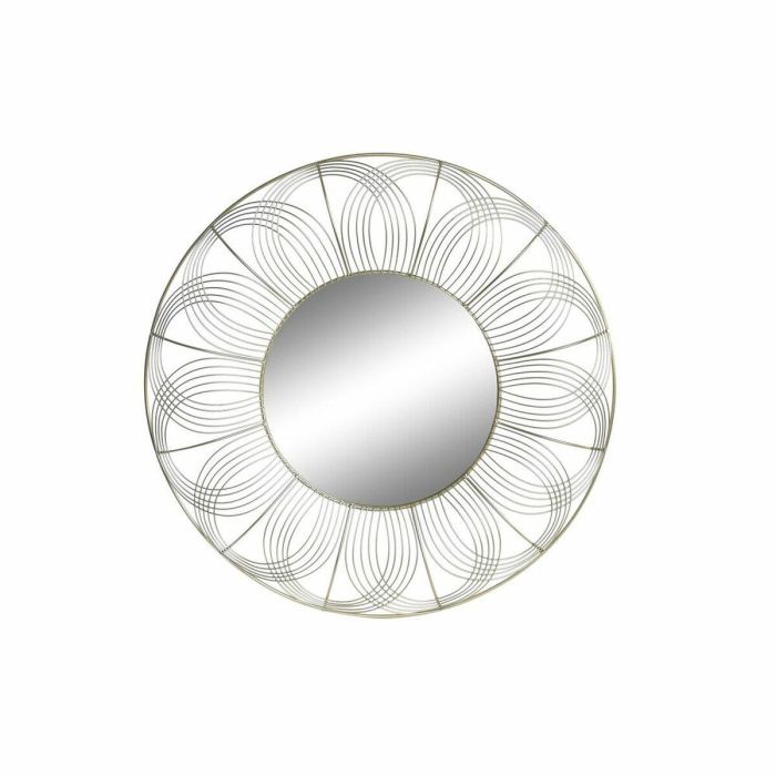 Espejo de pared DKD Home Decor Dorado Moderno 60 x 4 x 60 cm Espejo de pared DKD Home Decor Dorado Moderno 60 x 4 x 60 cm