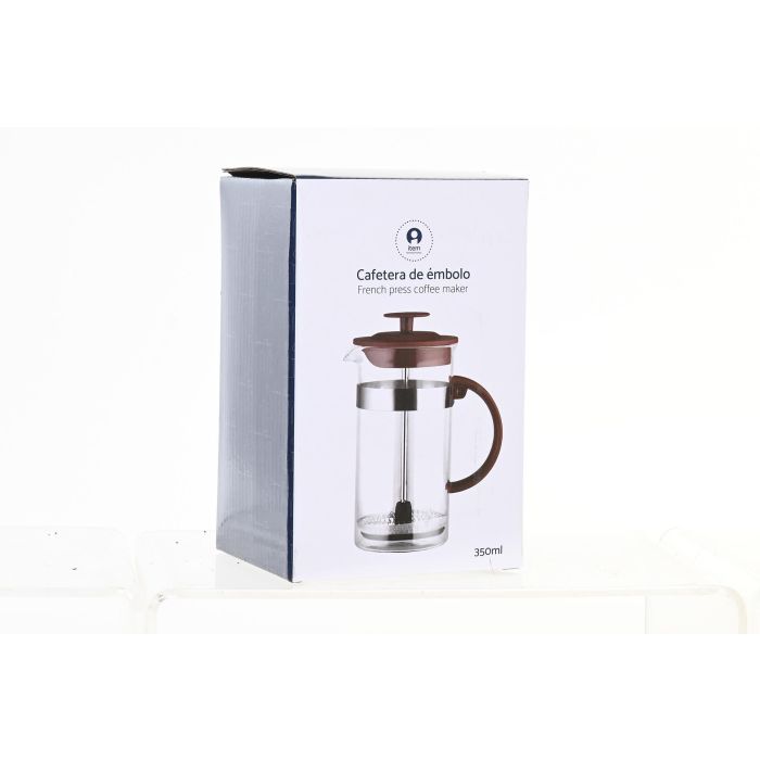 Cafetera Basicos DKD Home Decor Transparente Marron 9 x 18.5 x 16 cm 3 Cafetera Basicos DKD Home Decor Transparente Marron 9 x 18.5 x 16 cm 3