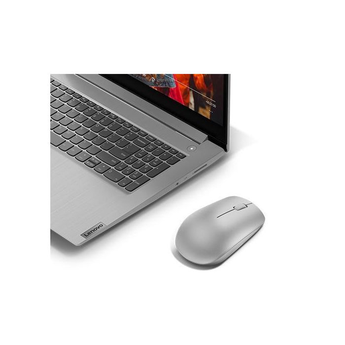 Lenovo 530 Wireless Mouse (2.4 GHz) Optical Sensor Nano USB Platinum Grey 4