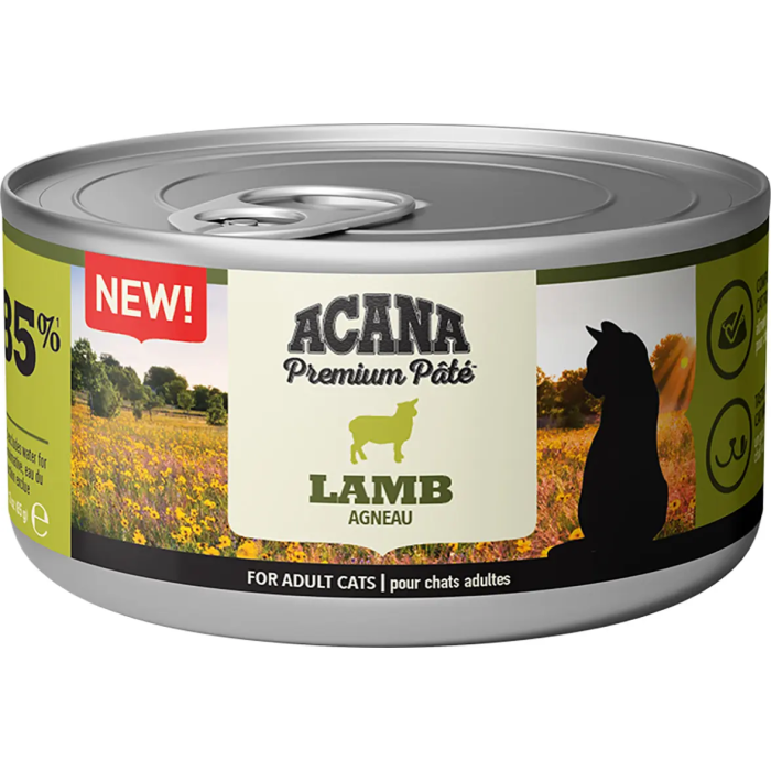 Acana Feline Premium Pate Cordero 24x85 grs