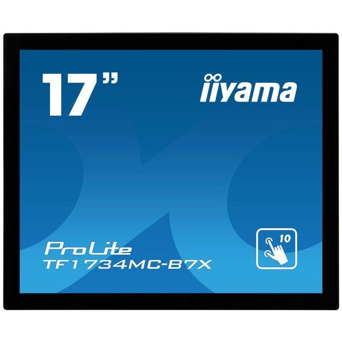 iiyama ProLite TF1734MC-B7X monitor pantalla táctil 43,2 cm (17") 1280 x 1024 Pixeles Multi-touch Negro iiyama ProLite TF1734MC-B7X monitor pantalla táctil 43,2 cm (17") 1280 x 1024 Pixeles Multi-touch Negro