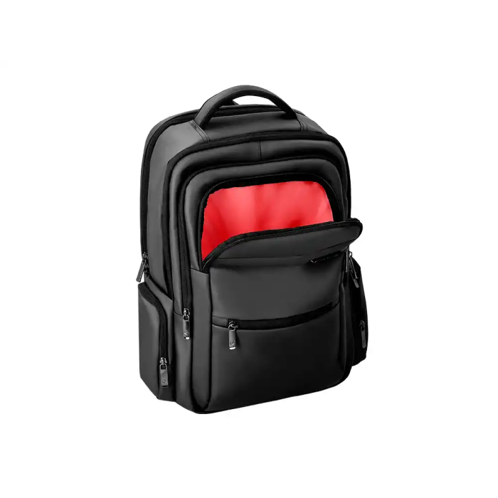 Antartik Mochila Volt Negro 5 Compartimentos Interior Rojo 450x180x330 mm Repelente Agua 23L 2