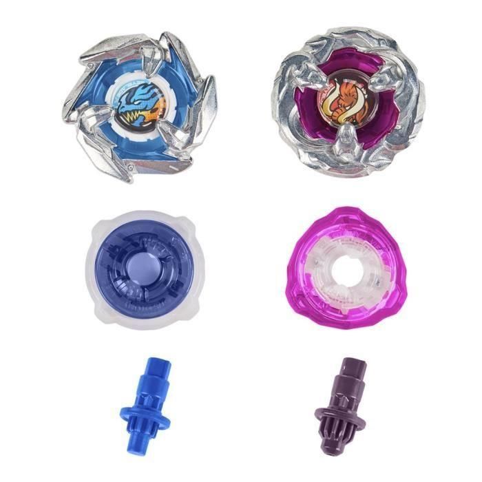 Hasbro HAS5010996256959 Beyblade X Xtreme Battle Set, con 2 tapas exclusivas Dragon Dagger 4-60 R y Tusk Mammoth 3-60T 3 Hasbro HAS5010996256959 Beyblade X Xtreme Battle Set, con 2 tapas exclusivas Dragon Dagger 4-60 R y Tusk Mammoth 3-60T 3