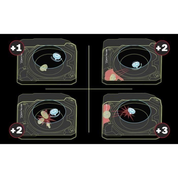 Hasbro HAS5010996256959 Beyblade X Xtreme Battle Set, con 2 tapas exclusivas Dragon Dagger 4-60 R y Tusk Mammoth 3-60T 5 Hasbro HAS5010996256959 Beyblade X Xtreme Battle Set, con 2 tapas exclusivas Dragon Dagger 4-60 R y Tusk Mammoth 3-60T 5
