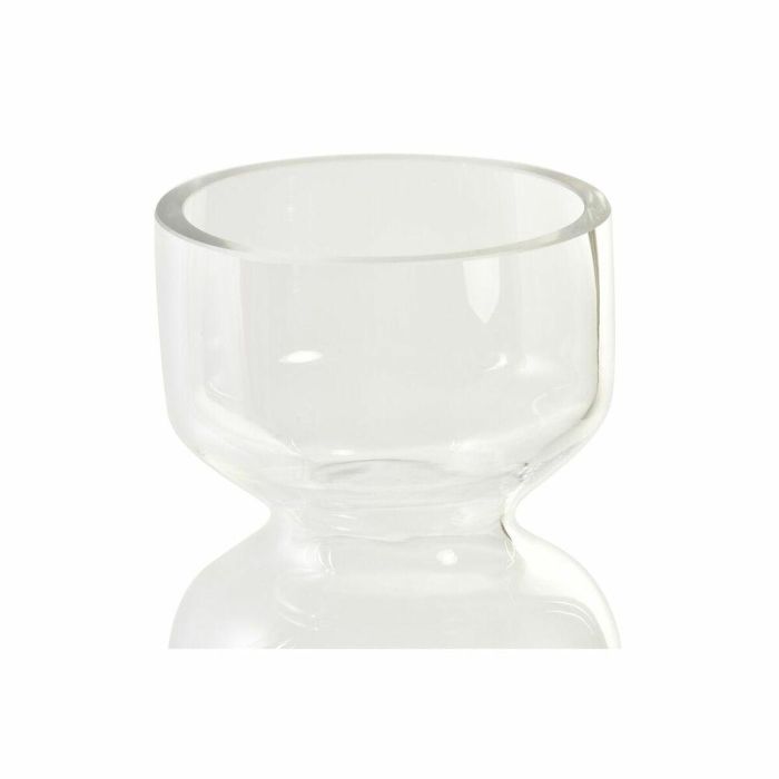 Jarrón DKD Home Decor Cristal Transparente Moderno (14 x 14 x 30 cm) 1 Jarrón DKD Home Decor Cristal Transparente Moderno (14 x 14 x 30 cm) 1