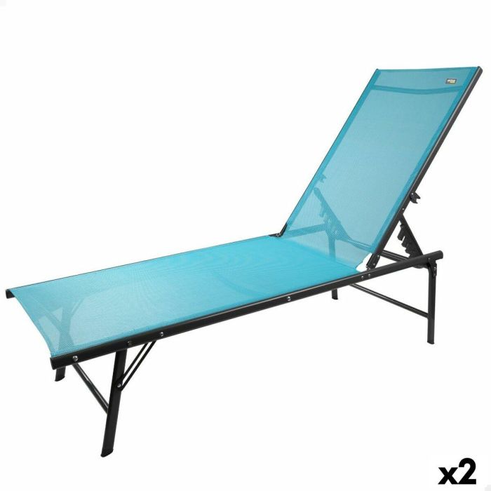 Hamaca Aktive Azul 180 x 35 x 49 cm (2 Unidades)