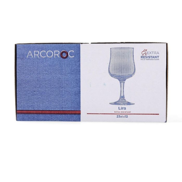 Arcoroc Lira Caja 12 Copas Vidrio Templado Extra Resistente 23 cL Aptas Lavavajillas 1 Arcoroc Lira Caja 12 Copas Vidrio Templado Extra Resistente 23 cL Aptas Lavavajillas 1