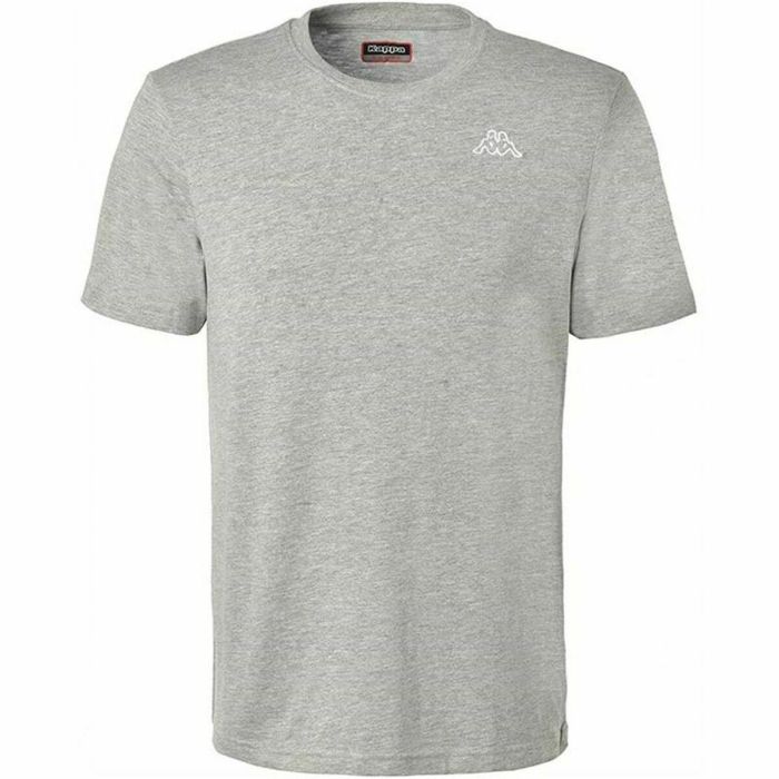 Camiseta de Manga Corta Hombre Kappa Cafers Slim Gris 0 Camiseta de Manga Corta Hombre Kappa Cafers Slim Gris 0
