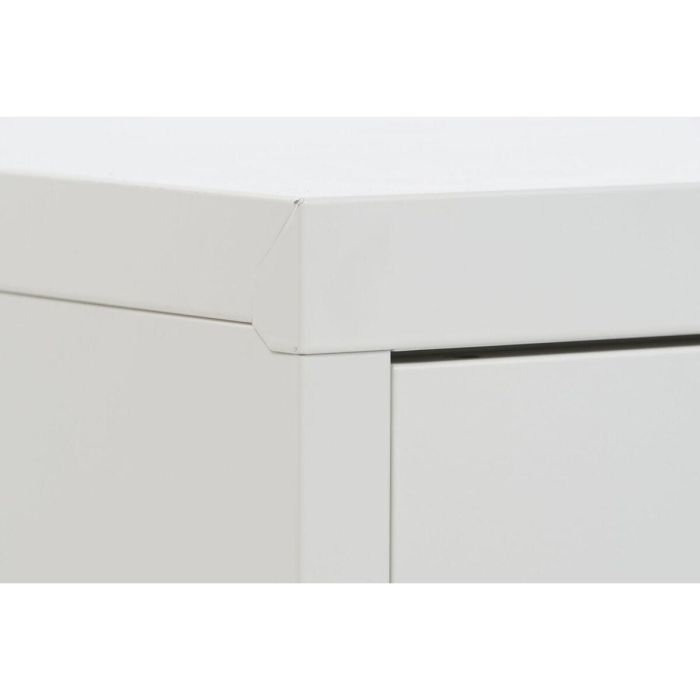 Mueble de TV Home ESPRIT Blanco Metal 120 x 40 x 58 cm 8 Mueble de TV Home ESPRIT Blanco Metal 120 x 40 x 58 cm 8