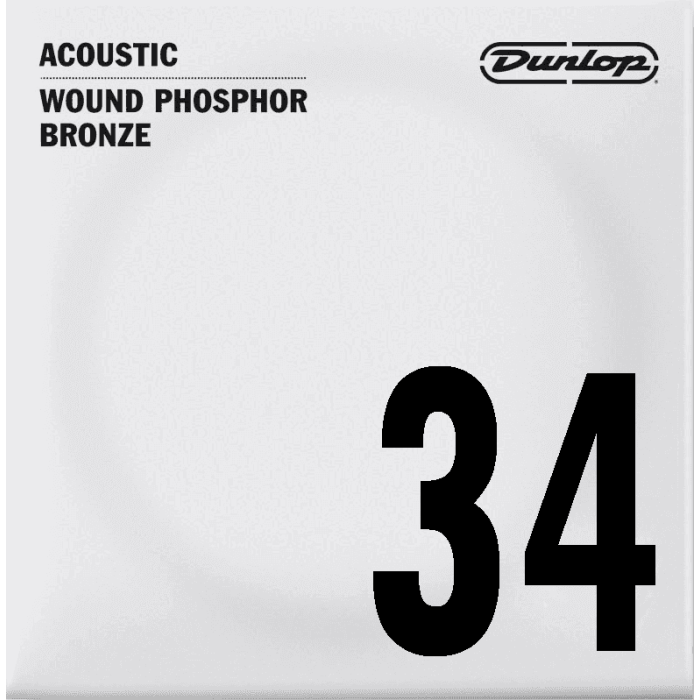 Cuerda Acústica Dunlop 92/8 Phosphor Bronze .034 1 Cuerda Acústica Dunlop 92/8 Phosphor Bronze .034 1