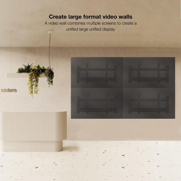 Tooq Soporte Pared Vesa para Pantallas de 45 a 70 Pulgadas, Negro, Ajustable, Hasta 70 kg 9