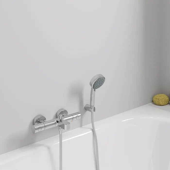 Grohe Mezclador Termostático Baño/Ducha 1/2 3