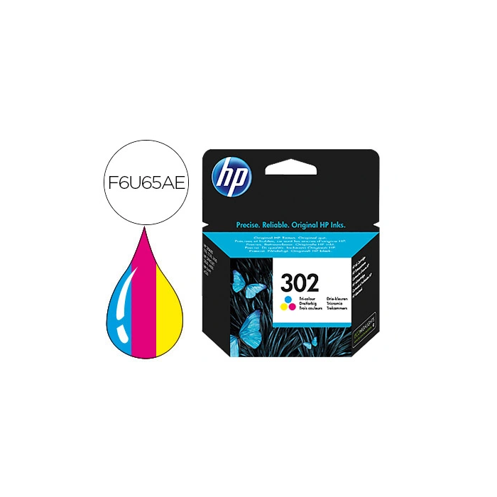 HP Cartucho Tinta Tricolor Officejet Nº 302 0 HP Cartucho Tinta Tricolor Officejet Nº 302 0