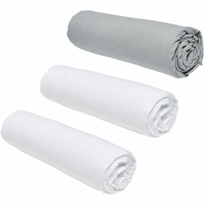 Today TOD3574641214708 Conjunto de 3 maldiciones esenciales - 160x200 cm - 2 personas - 100% Algodón - Tiza/Acero Today TOD3574641214708 Conjunto de 3 maldiciones esenciales - 160x200 cm - 2 personas - 100% Algodón - Tiza/Acero