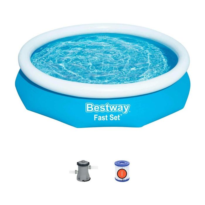 Bestway Piscina Hinchable Adulto Aro con Depurador 305x66 cm Jardin 57458 9