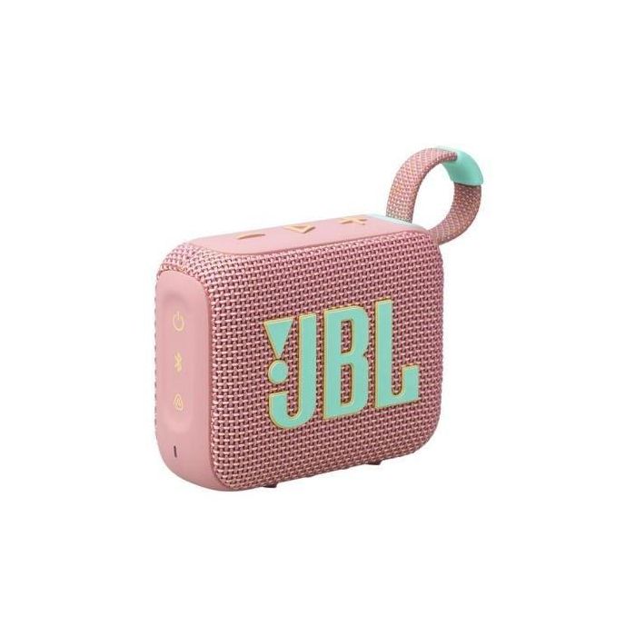 JBL Altavoz Bluetooth GO 4 JBLGO4PINK 4.2W Bluetooth 5.3 Rosa Ultraportátil