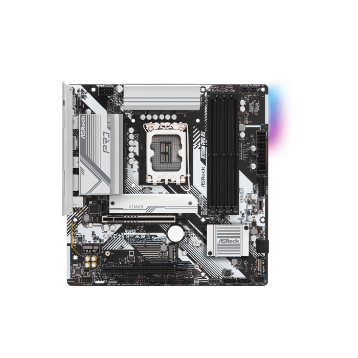 ASRock 90-MXBLH0-A0UAYZ Placa Base B760M Pro RS Intel B760 LGA 1700 DDR5 micro ATX para PC