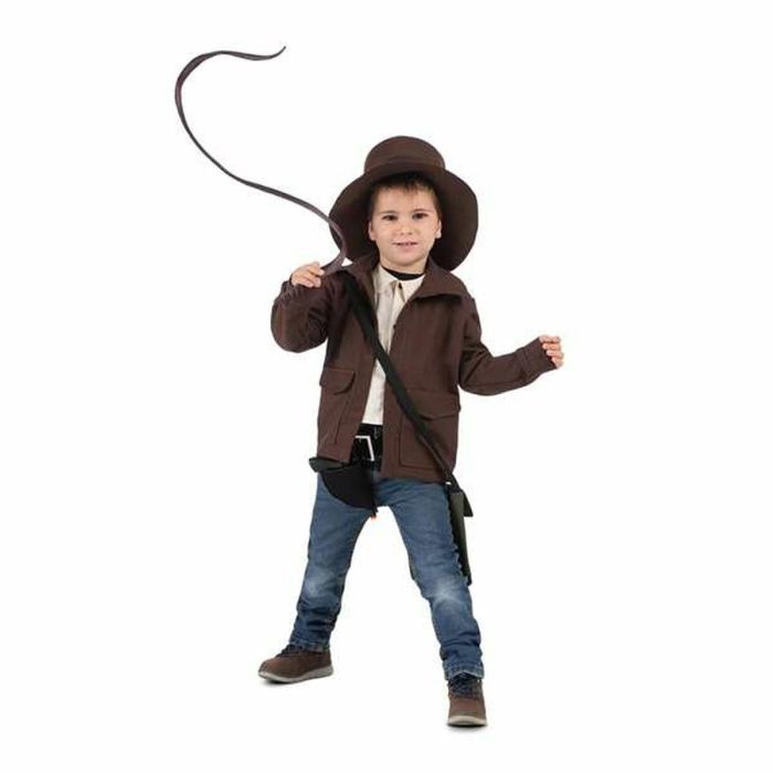 Disfraz yo quiero ser arqueólogo/a sombrero, chaqueta con camisa, cinturón, pistolera, pistola, látigo y bolsa talla 3-5 y 4 Disfraz yo quiero ser arqueólogo/a sombrero, chaqueta con camisa, cinturón, pistolera, pistola, látigo y bolsa talla 3-5 y 4