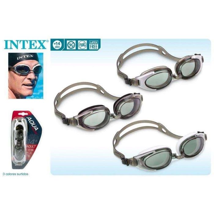 Intex Gafas de Natación Antivaho para Adultos (+14 años) - Modelos Surtidos 6