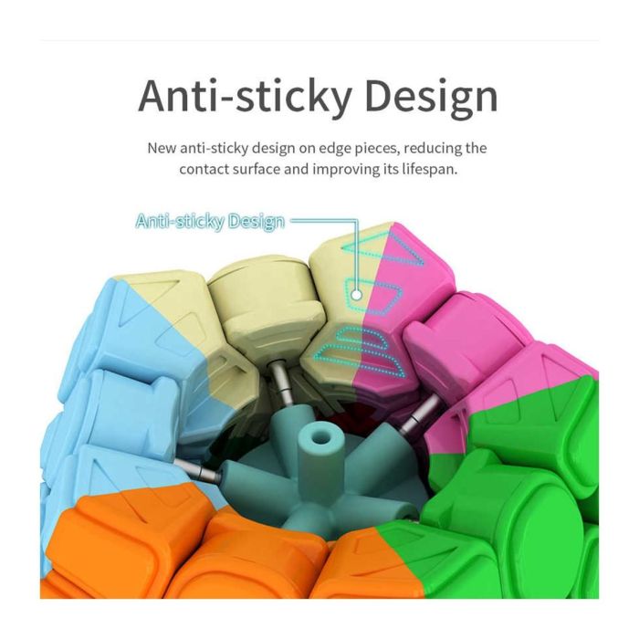 Moyu Cubo Rubik Meilong Megaminx Magnético STK 2