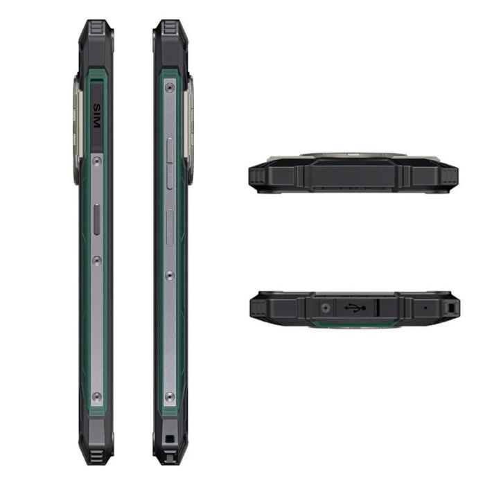 Cubot Telefono Movil Smartphone King Kong ACE 2, Procesador MediaTek Helio G85, 6GB RAM, 128GB Almacenamiento, Pantalla 6.56" HD+, Cámara 48MP, Batería 5100mAh, Android 14 3