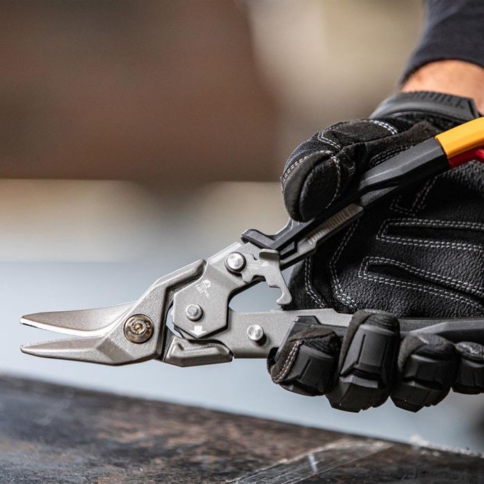 Toughbuilt Tijera Aviación Cortachapa Corte Izquierdo TB-H4-60-L, Acero Inoxidable Calibre 22, Acero Frío Calibre 18 4 Toughbuilt Tijera Aviación Cortachapa Corte Izquierdo TB-H4-60-L, Acero Inoxidable Calibre 22, Acero Frío Calibre 18 4